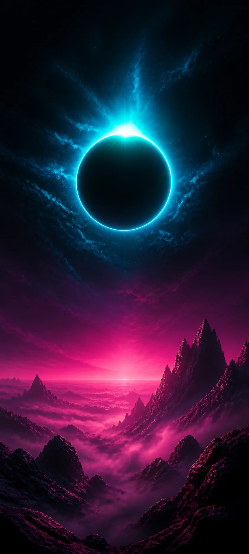 Epic Cinematic Neon Eclipse
