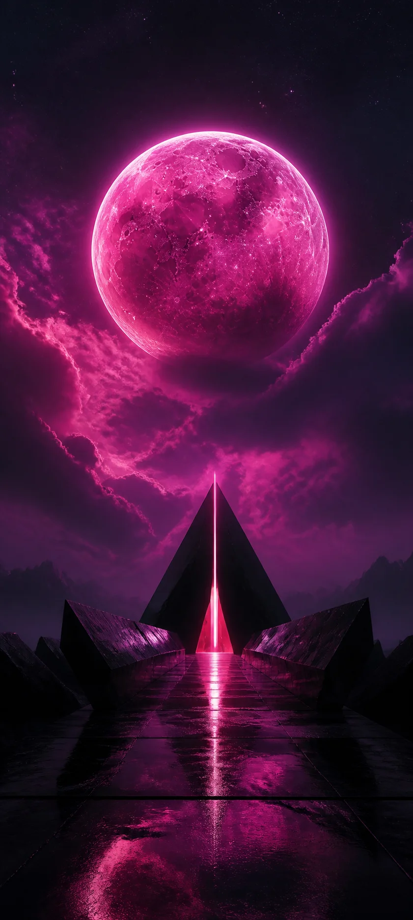 Epic Cinematic Neon Moon
