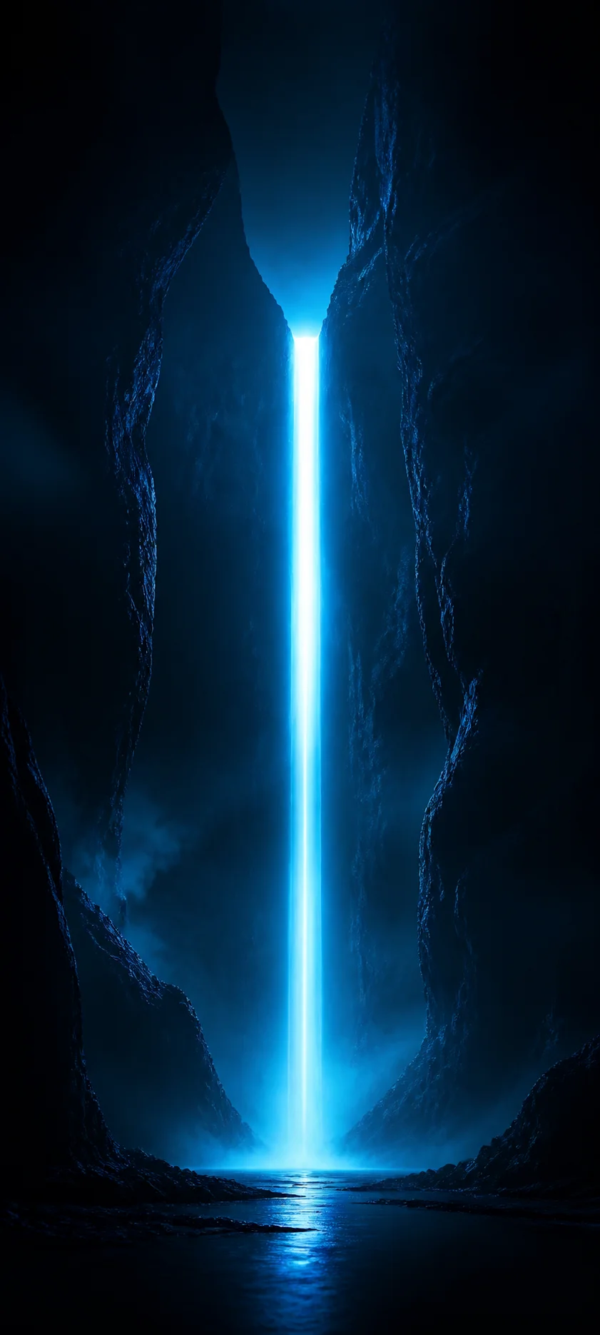 Minimal Iconic Electric Waterfall