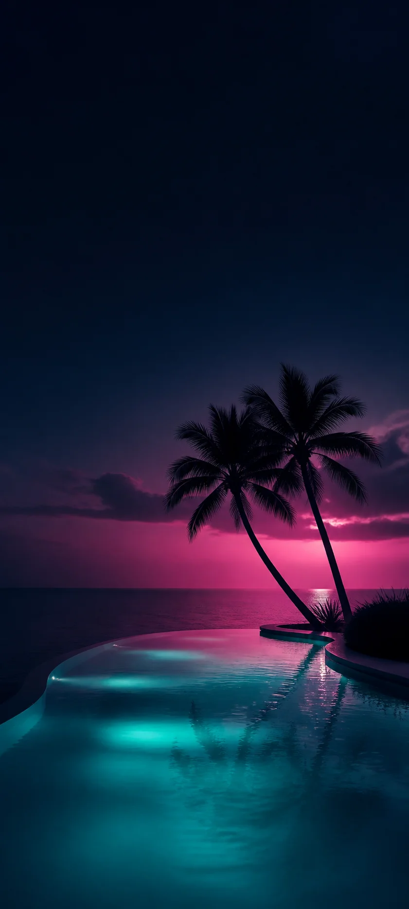 Minimal Iconic Neon Palms