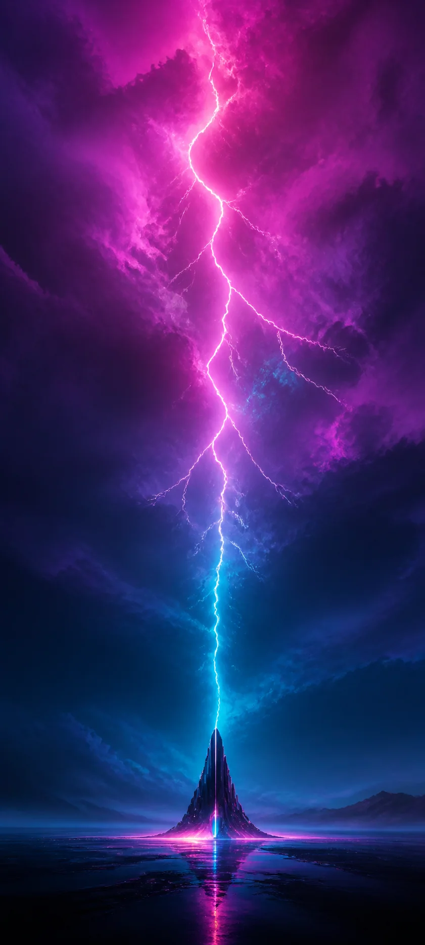 Minimal Iconic Neon Storm