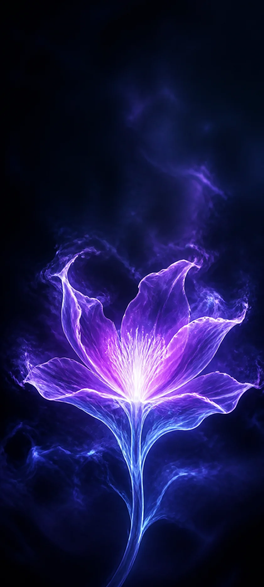 Minimal Iconic Plasma Flower