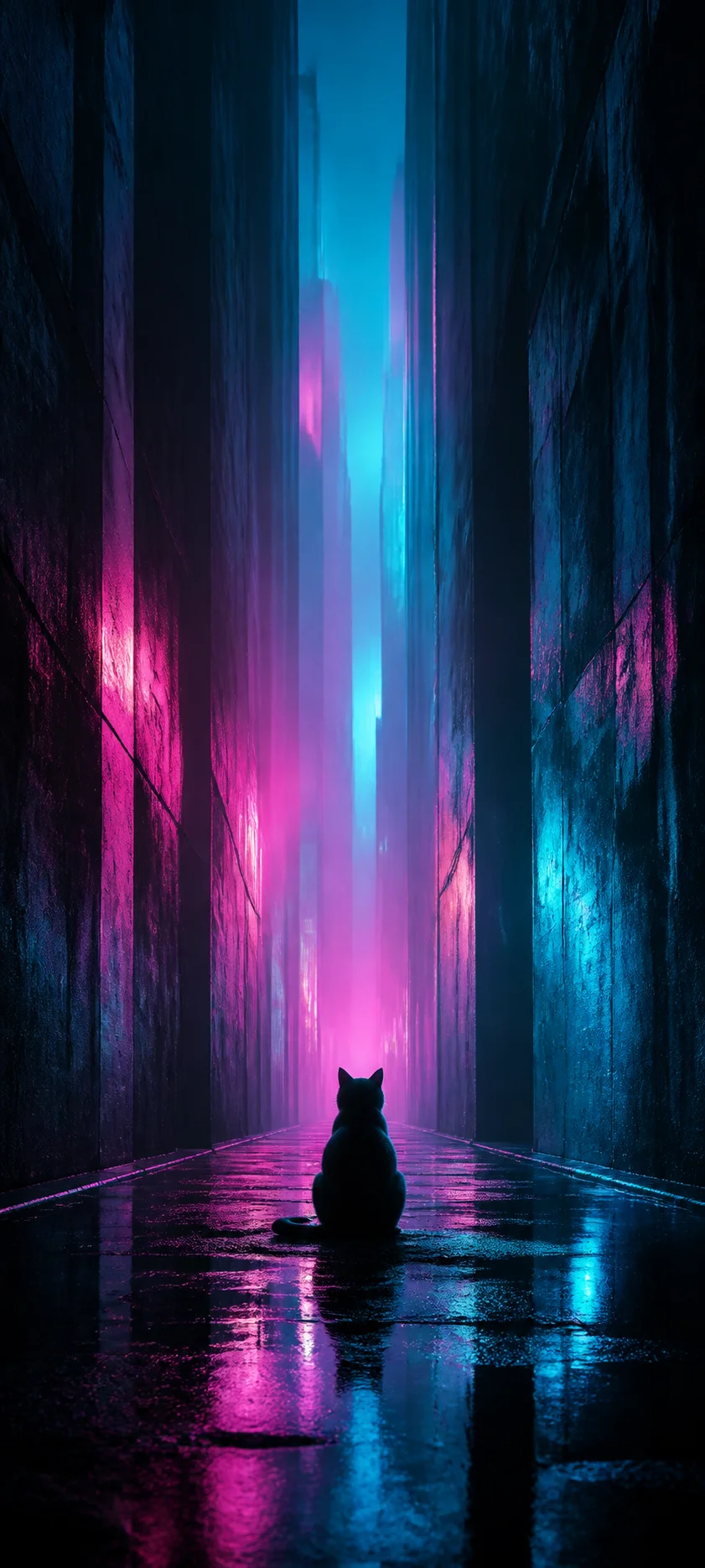 Minimal Iconic Rain Alley