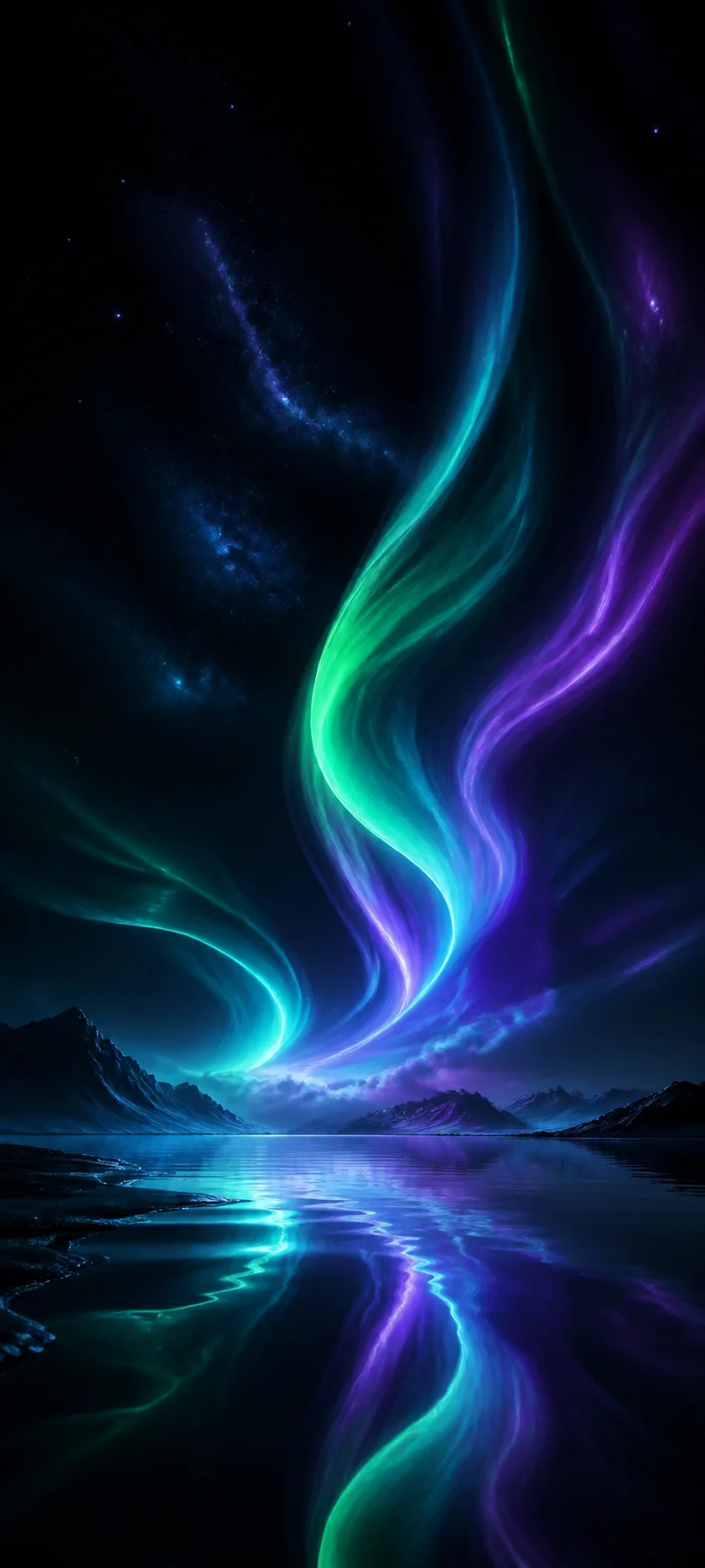 Moonlit Realm Digital Aurora