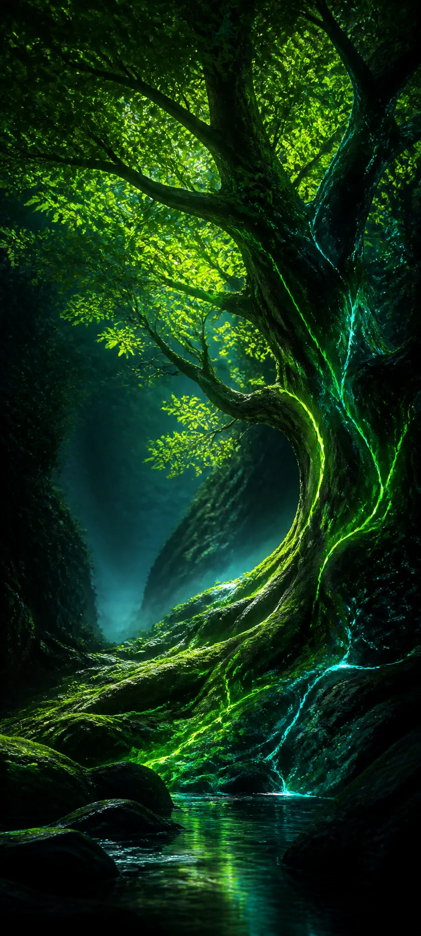 Painterly Prestige Luminous Forest