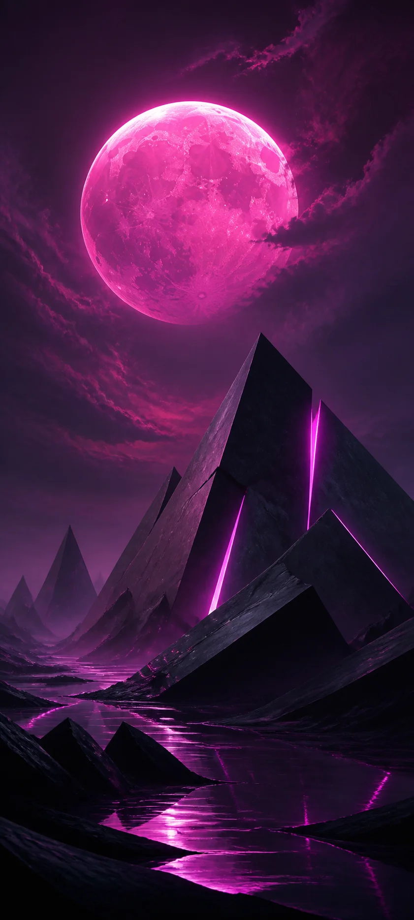 Painterly Prestige Neon Moon