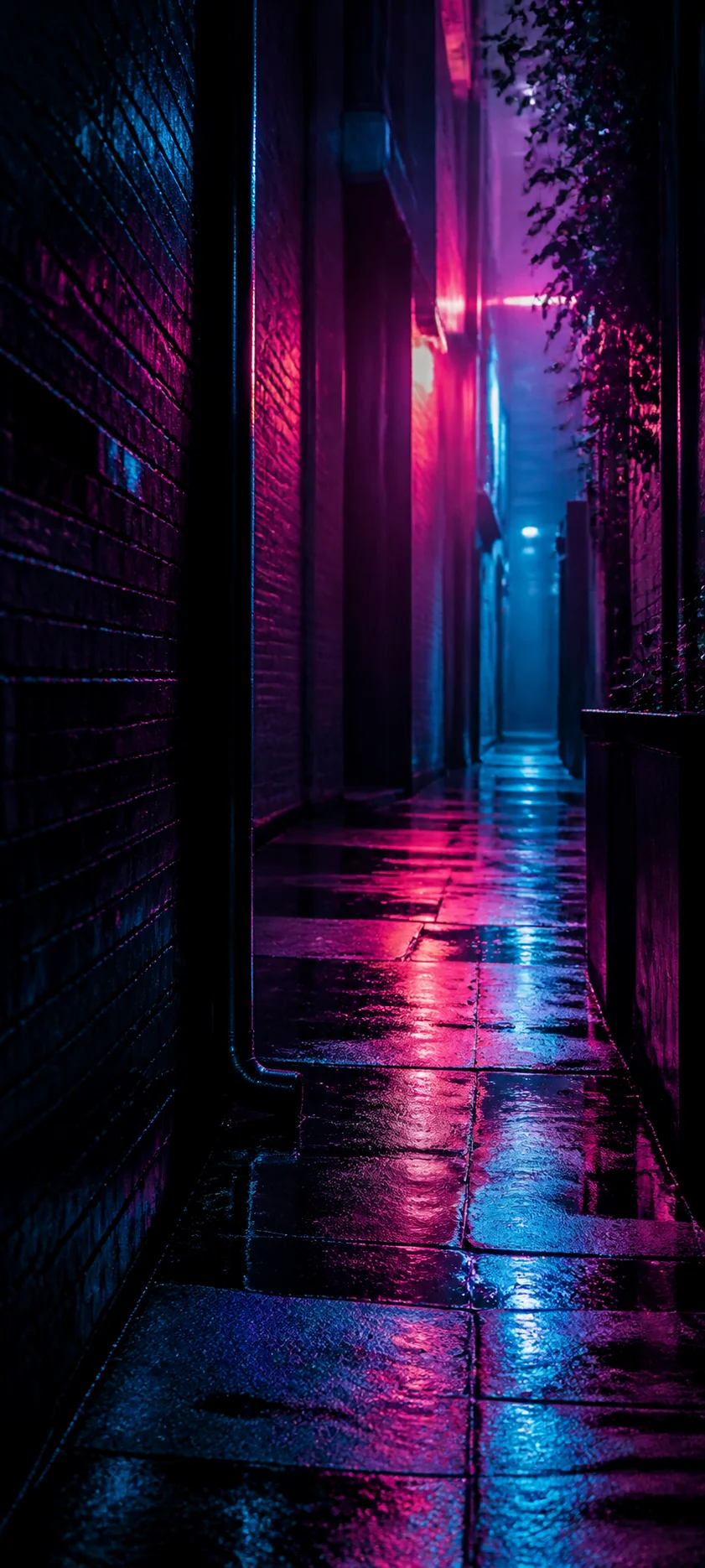 Painterly Prestige Rain Alley