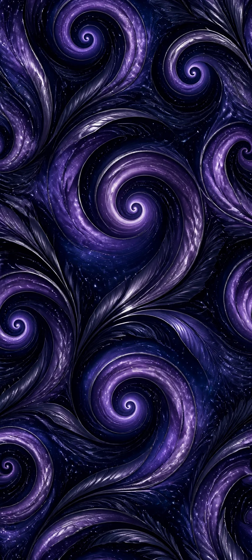 Chromatic Depth Cosmic Swirl