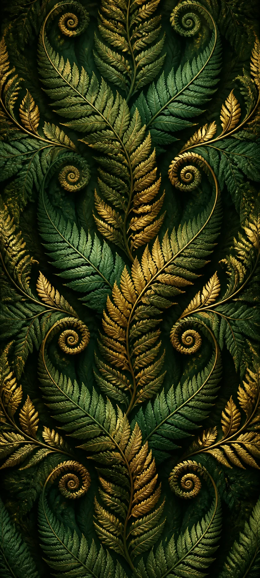 Chromatic Depth Fractal Fern
