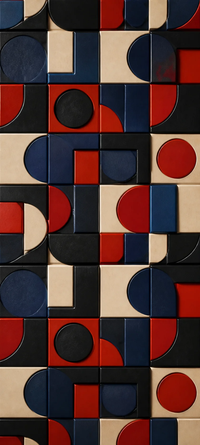 Embossed Luxe Bauhaus Blocks