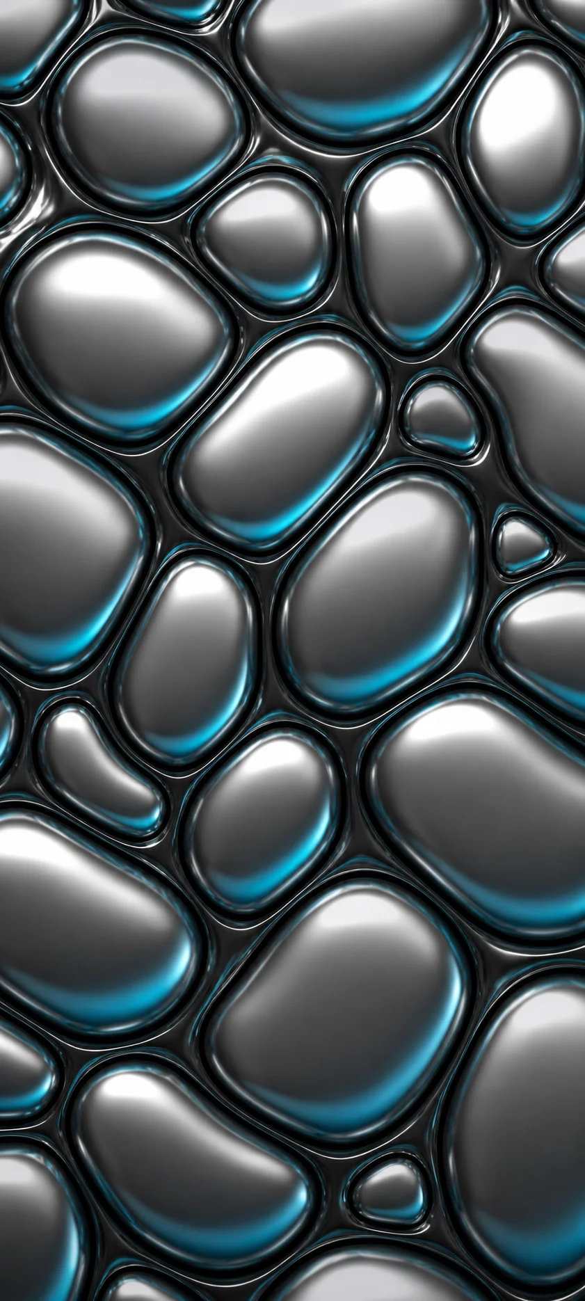 Embossed Luxe Liquid Chrome