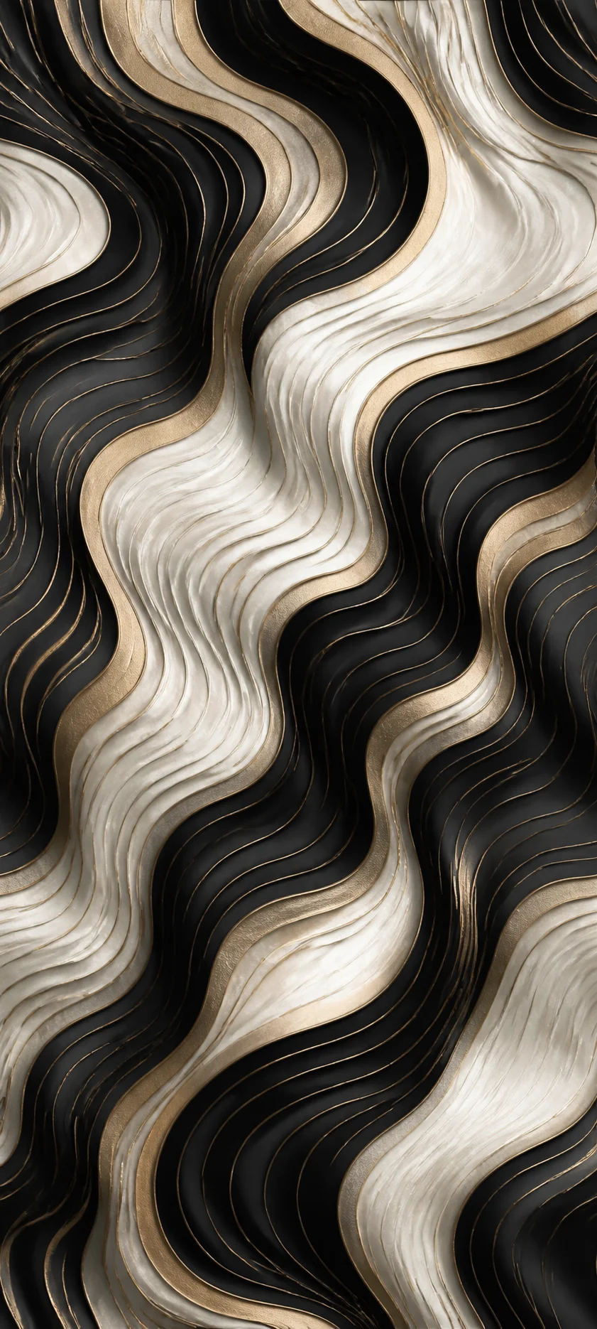 Embossed Luxe Silk Moir