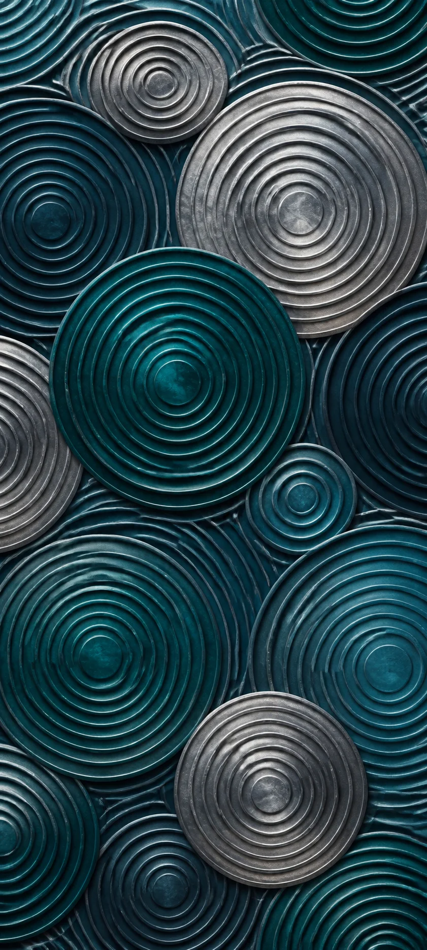 Embossed Luxe Water Ripples