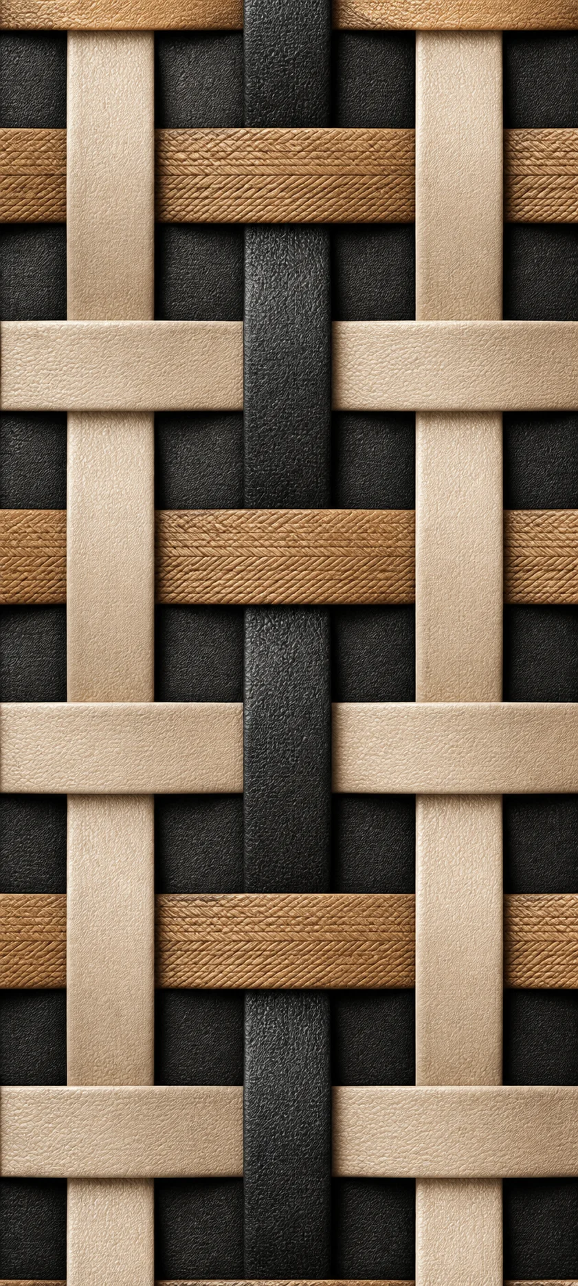 Embossed Luxe Woven Grid