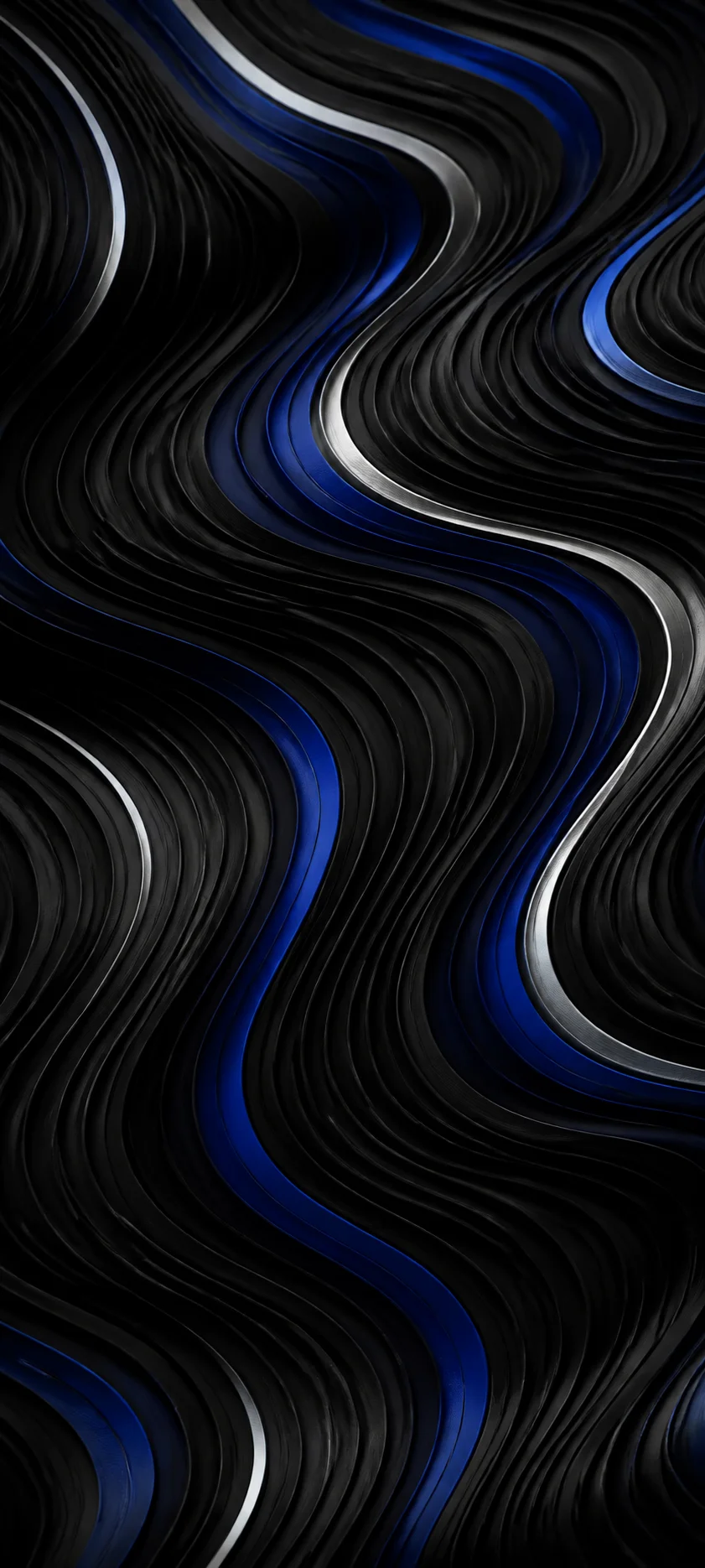 Monochrome Edition Op Art Waves
