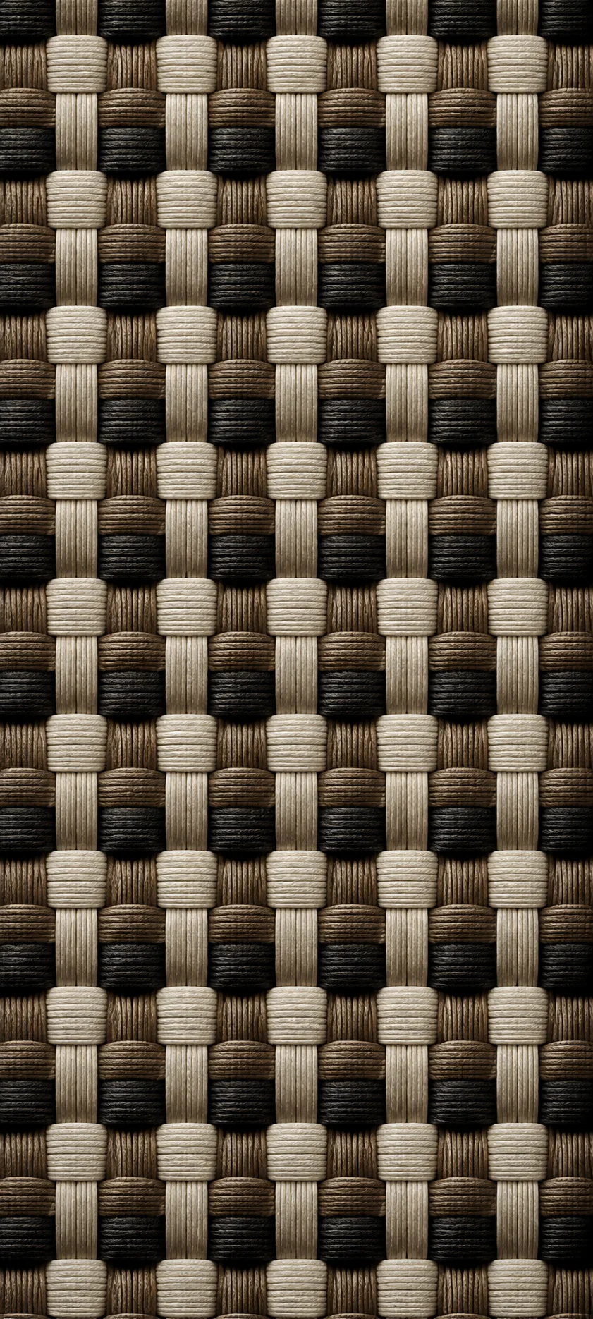 Monochrome Edition Woven Grid