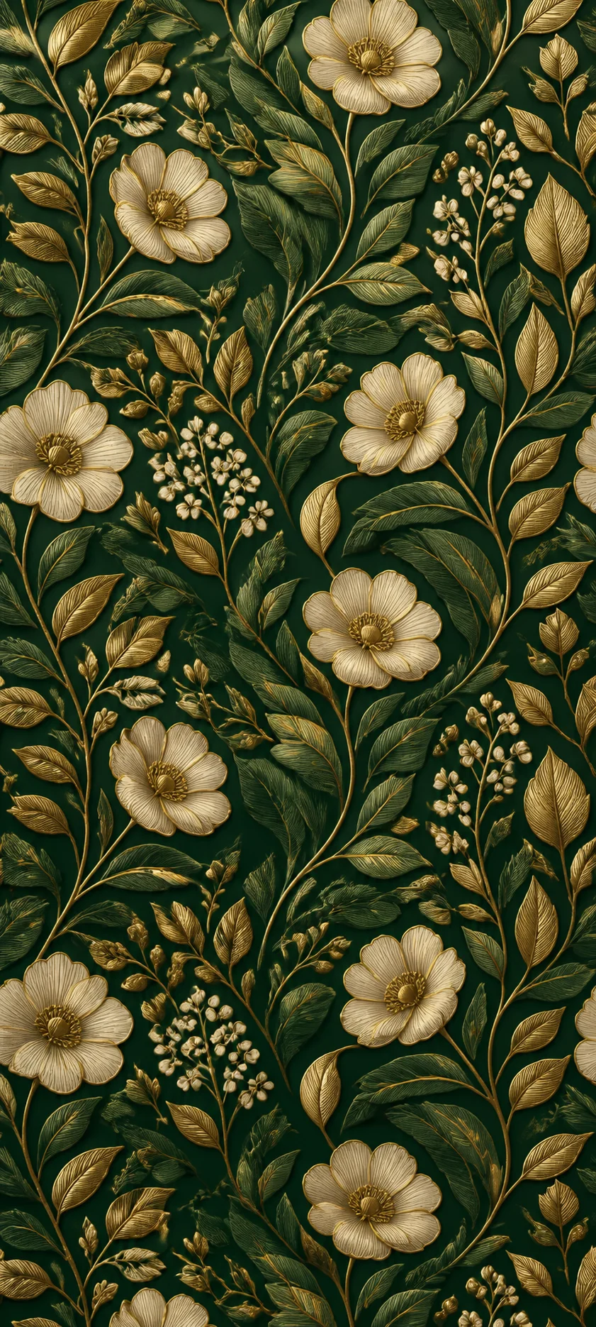 Precision Repeat Botanical Linework
