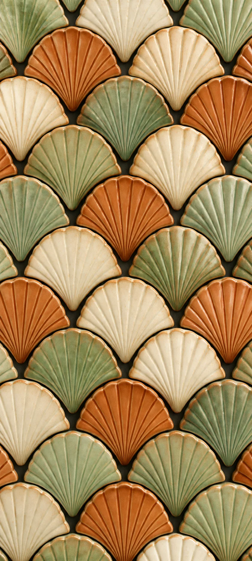 Precision Repeat Scalloped Clay