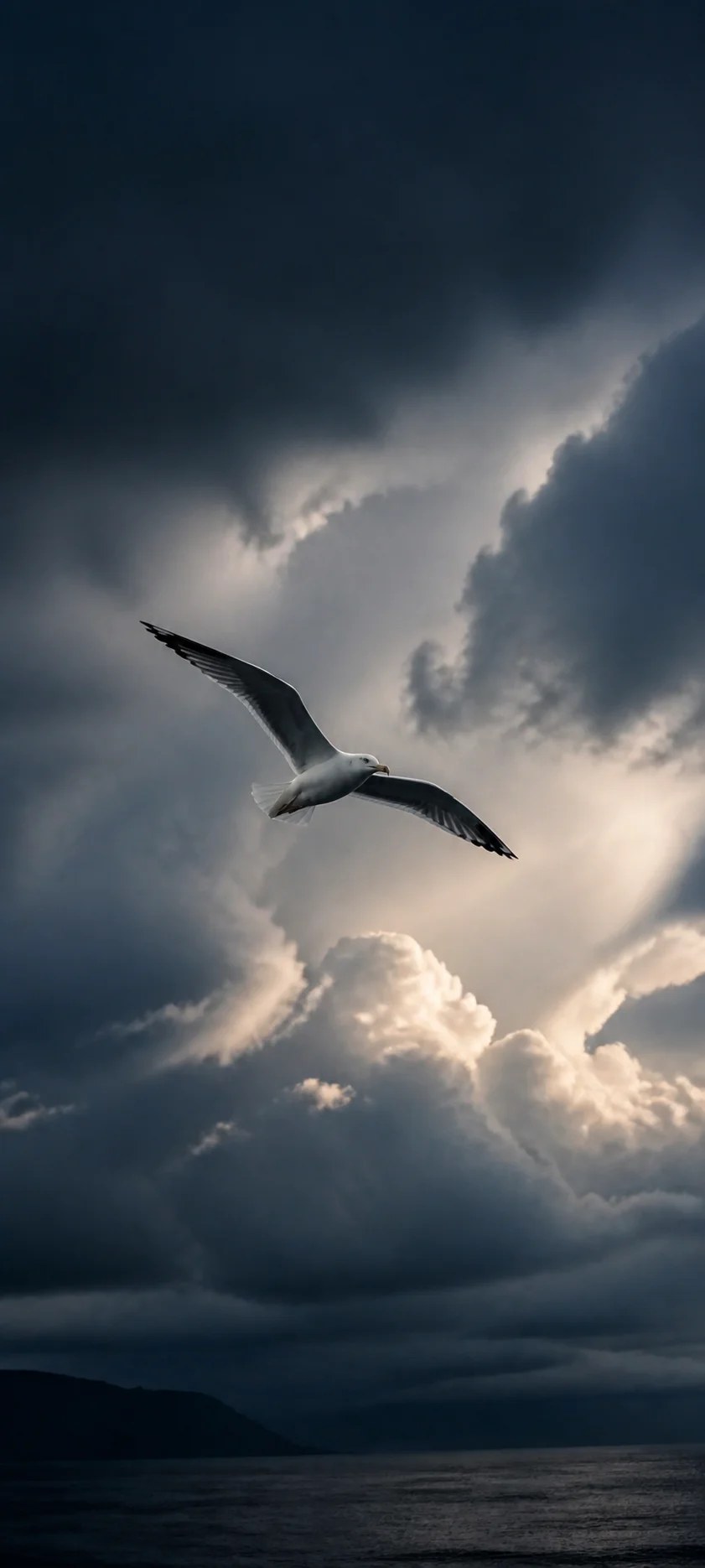 Blue Hour Storm Bird