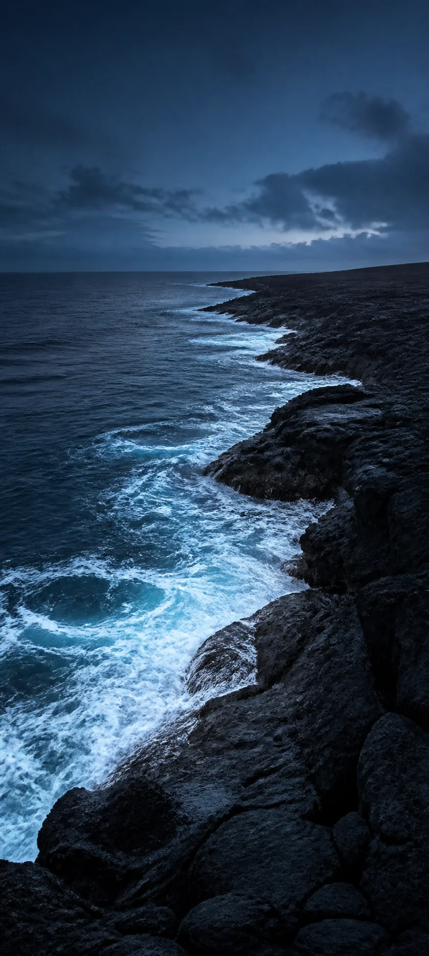 Blue Hour Volcanic Coast