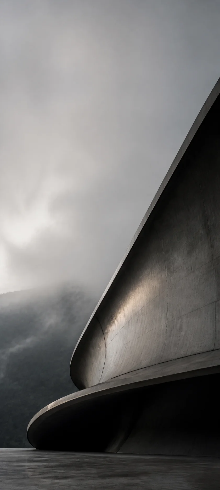 Cinematic Dawn Architectural Curve