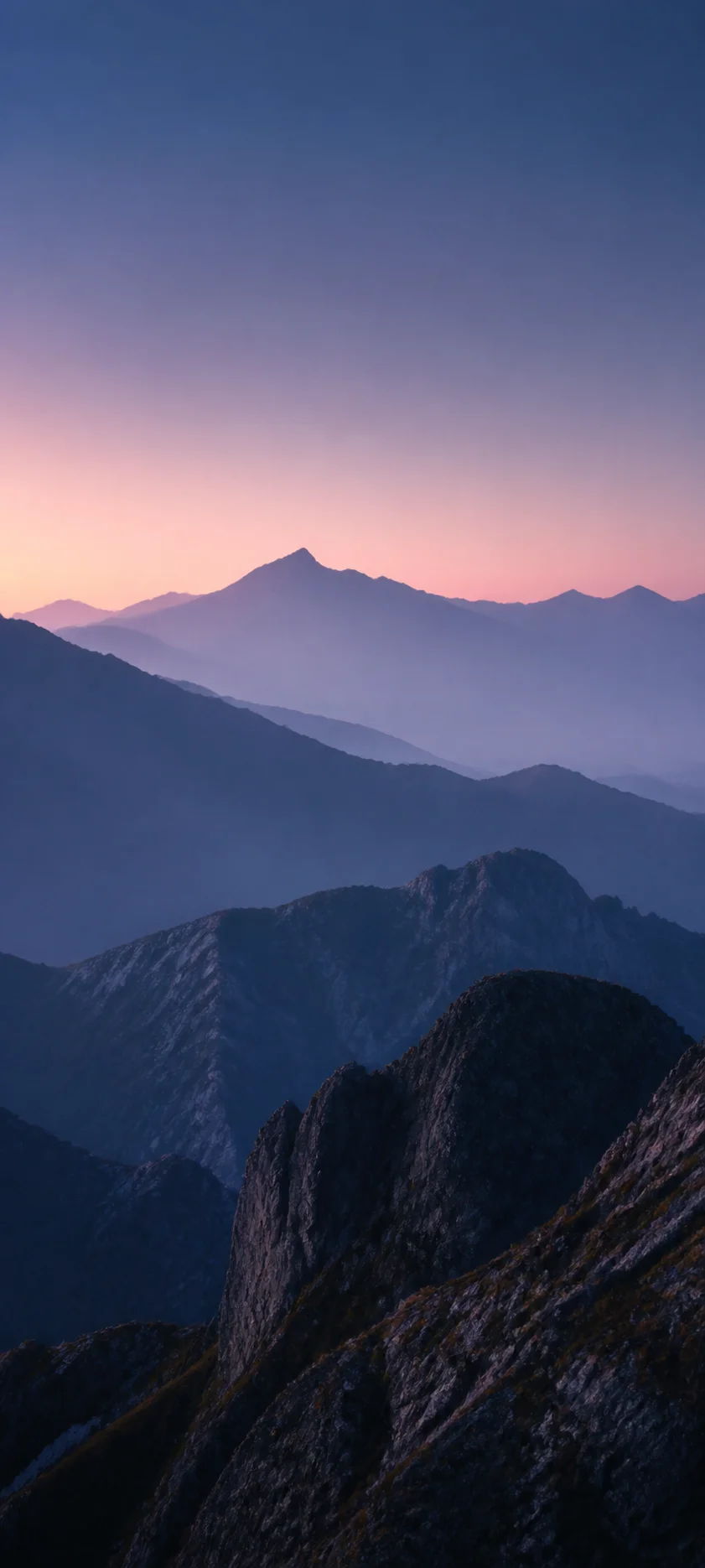 Cinematic Dawn Mountain Layers