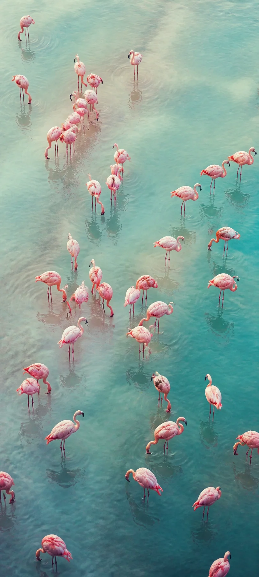 Editorial Detail Flamingo Pattern