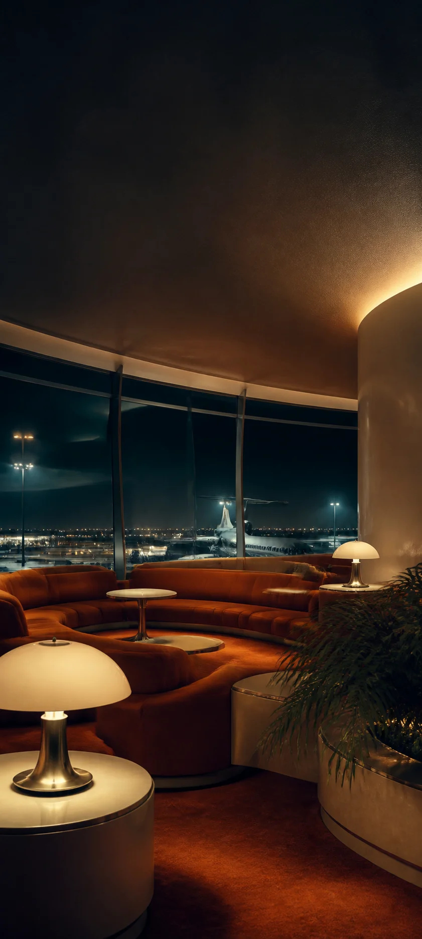 Analog Night Airline Lounge