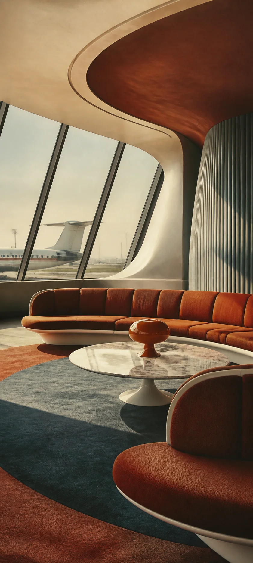 Authentic Print Airline Lounge