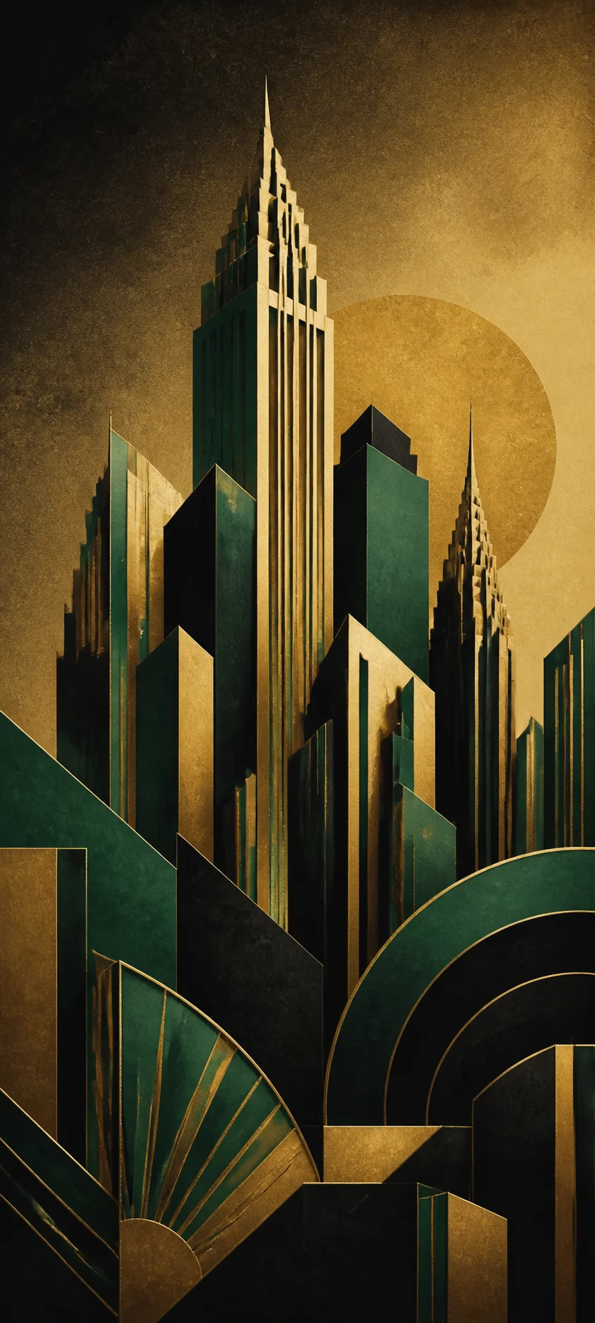 Authentic Print Deco Night