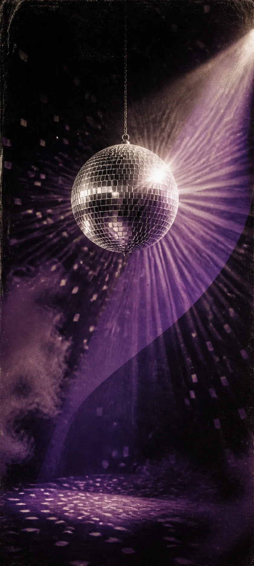 Authentic Print Disco Mirrorball