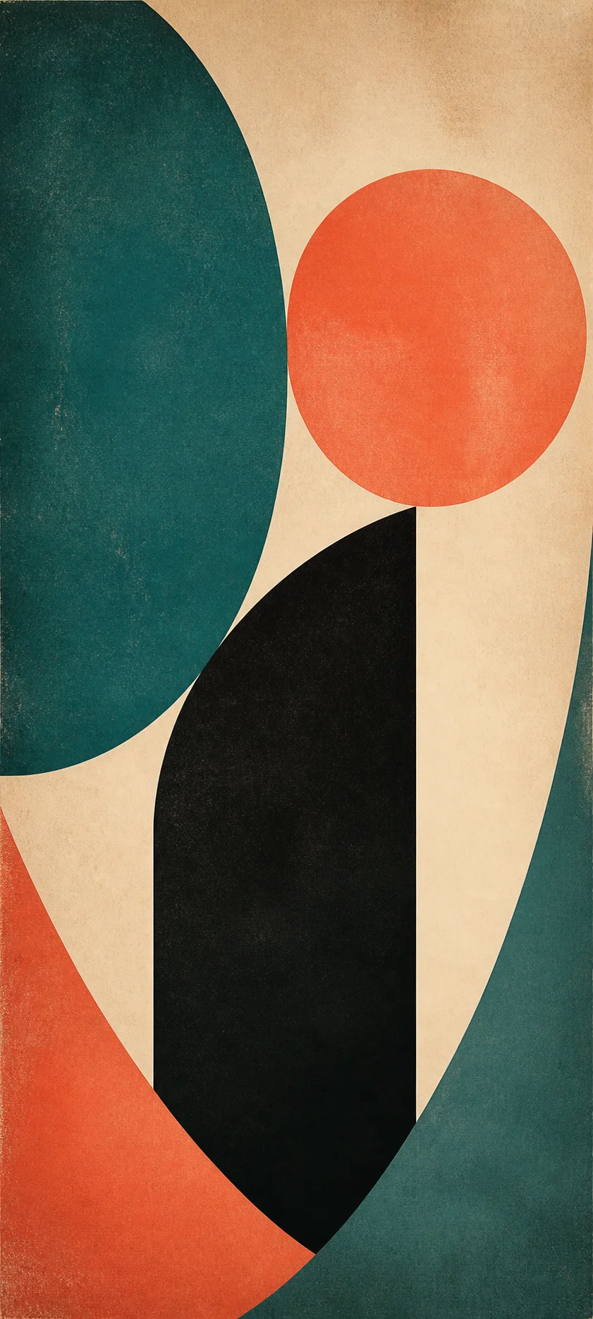 Authentic Print Midcentury Shapes