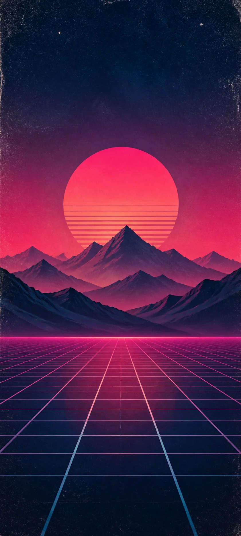 Authentic Print Synth Horizon