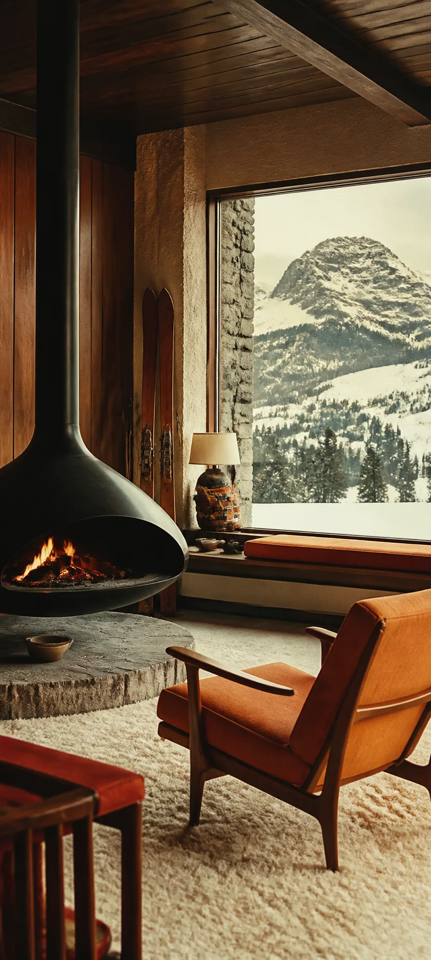 Restored Archive Vintage Ski Lodge