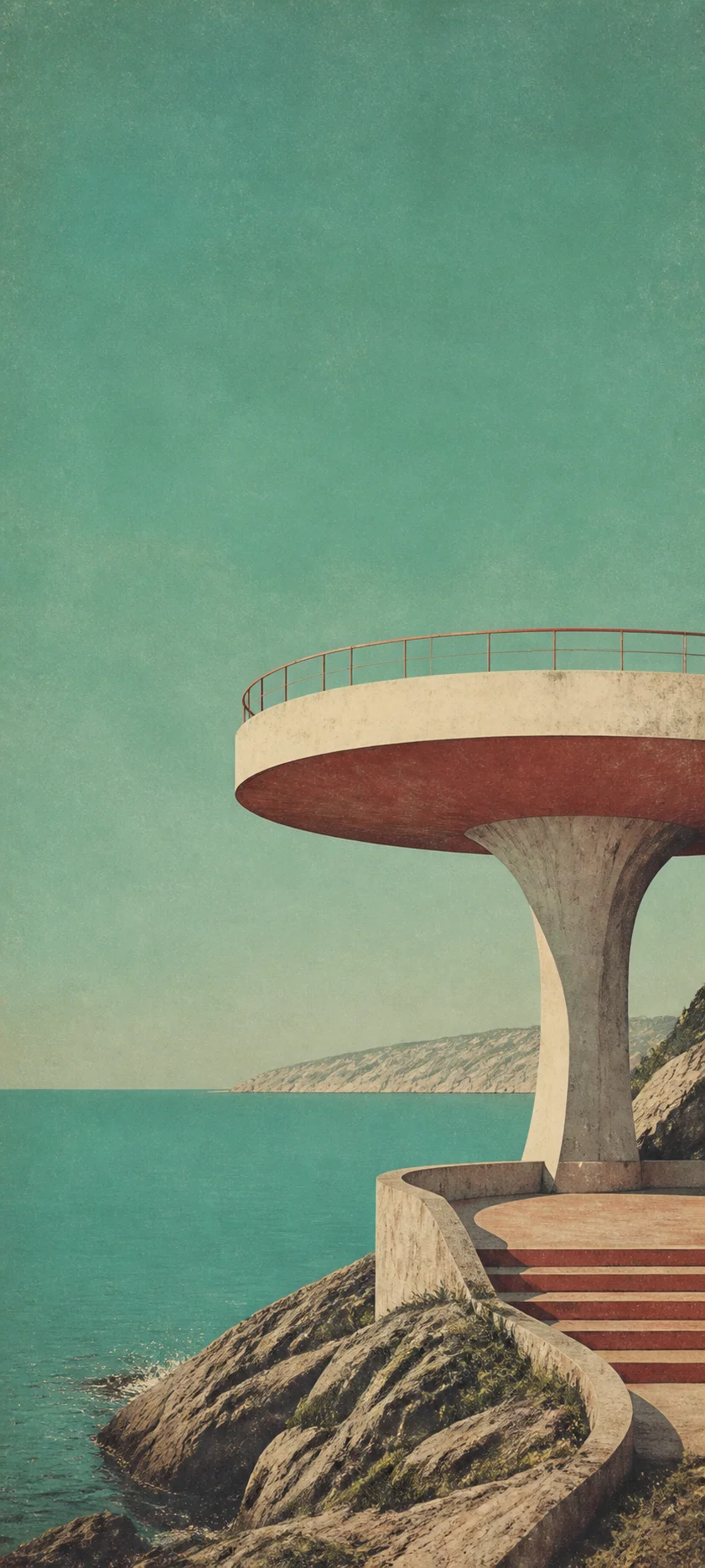 Retro Minimal Film Grain Coast