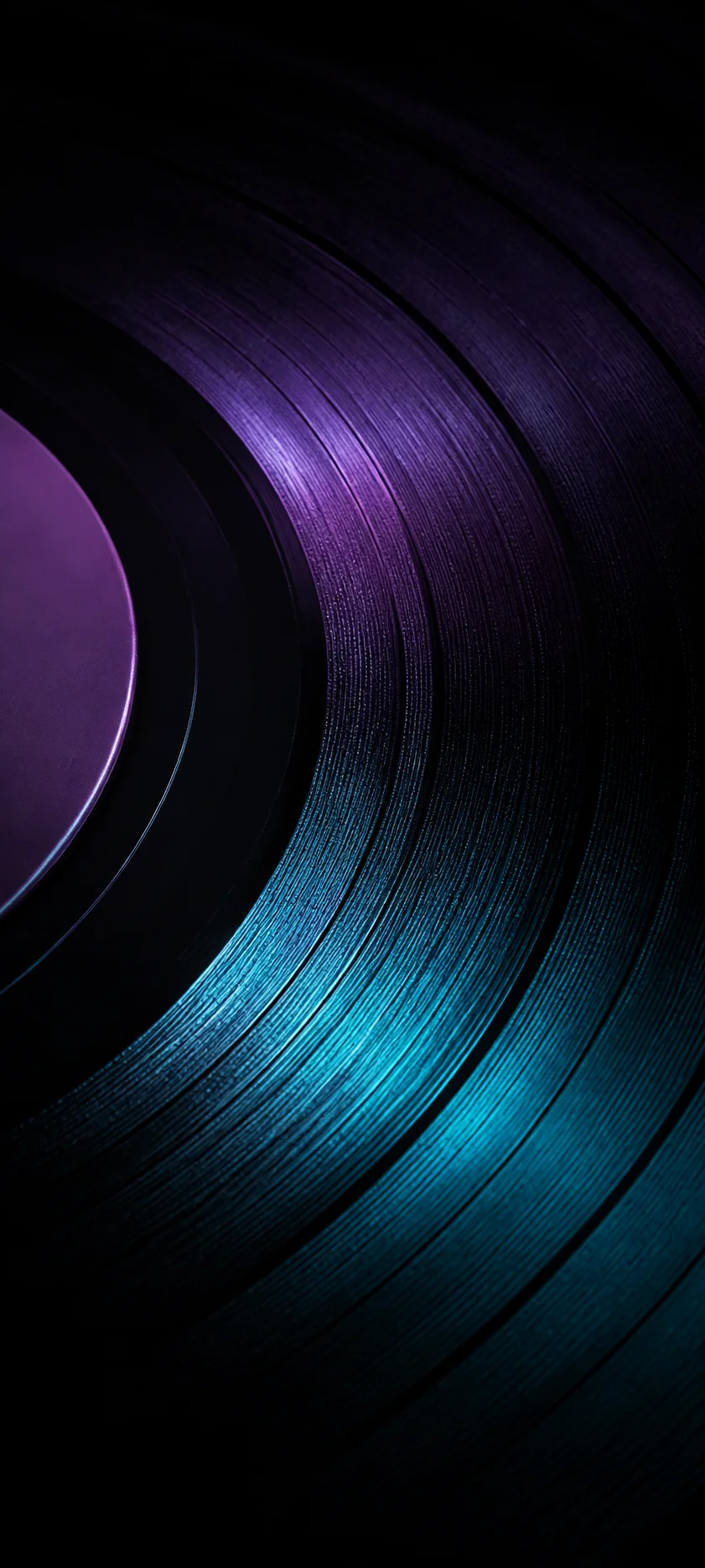 Retro Minimal Vinyl Grooves