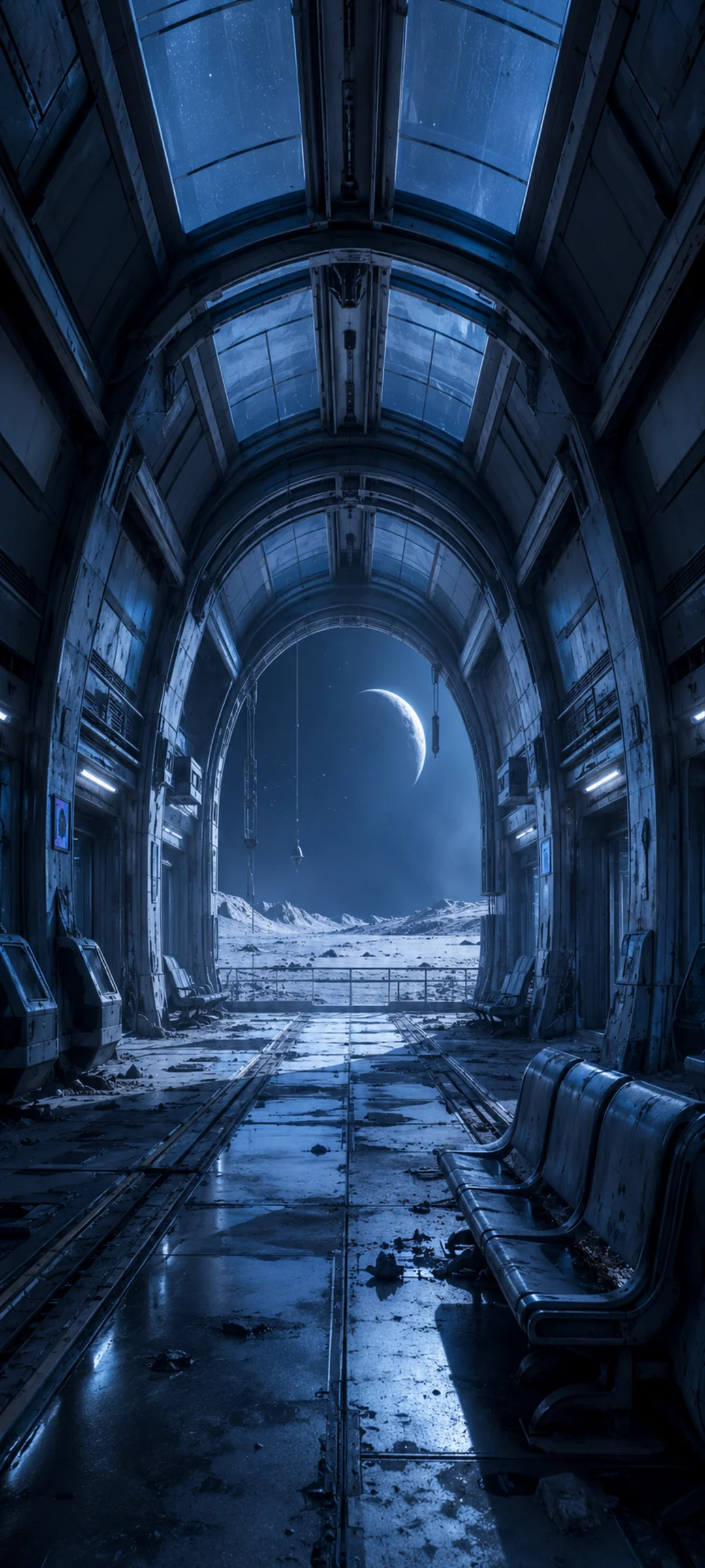 Lunar Station Central Perspective