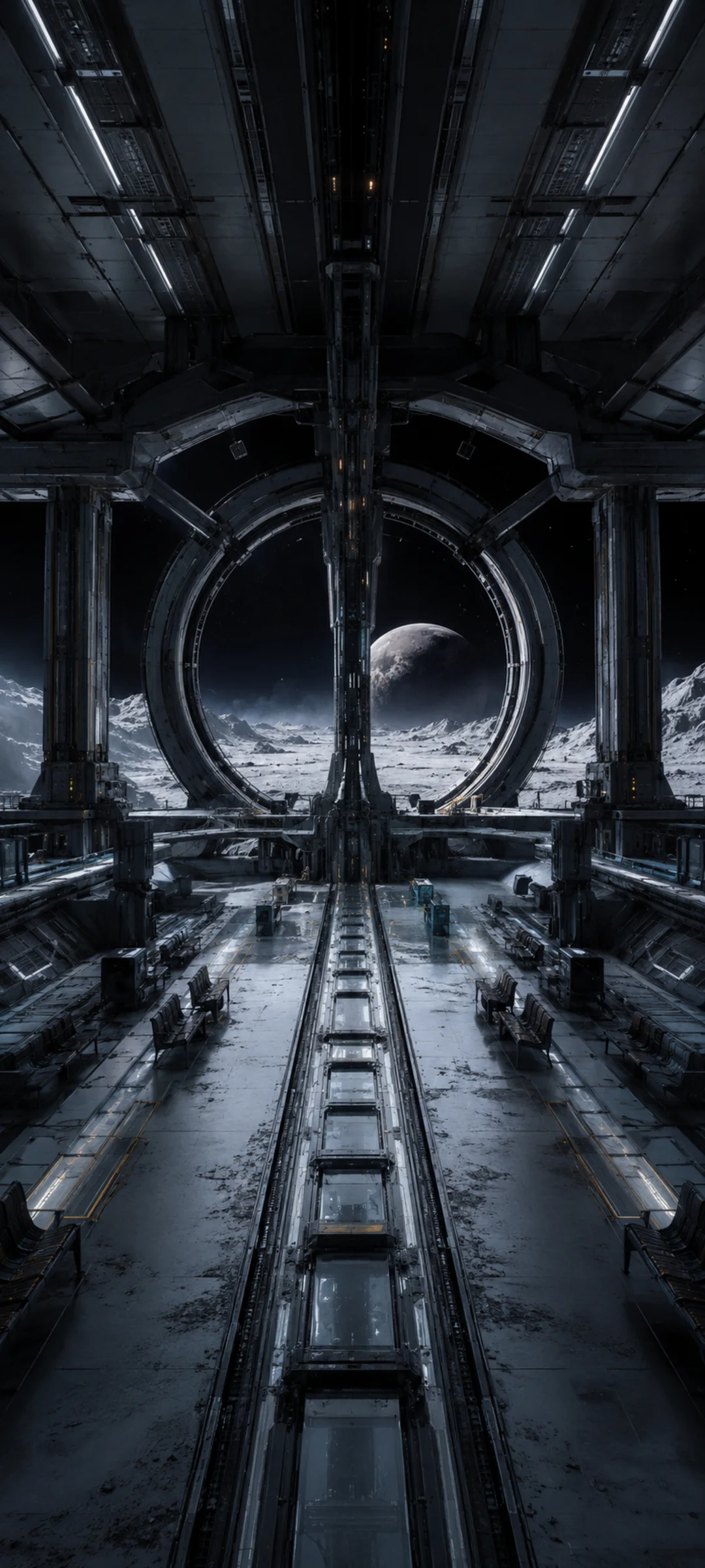 Lunar Station Symmetric Blue