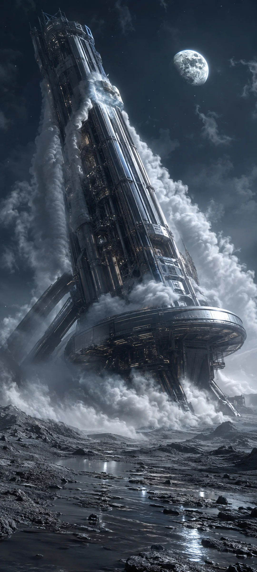 Moonlit Terraforming Machine