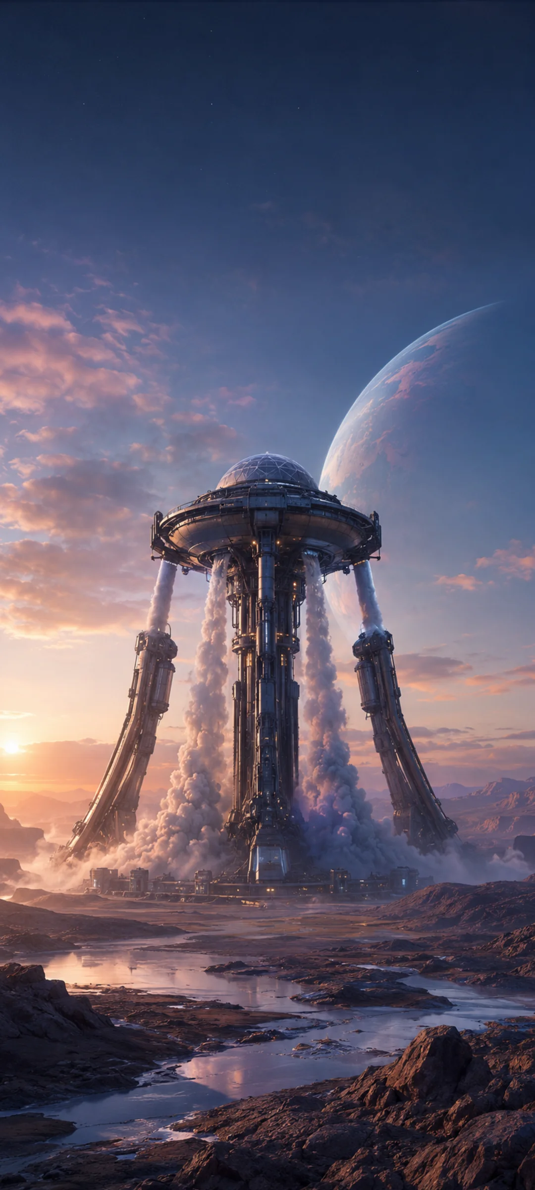 Terraforming Machine Planet Light