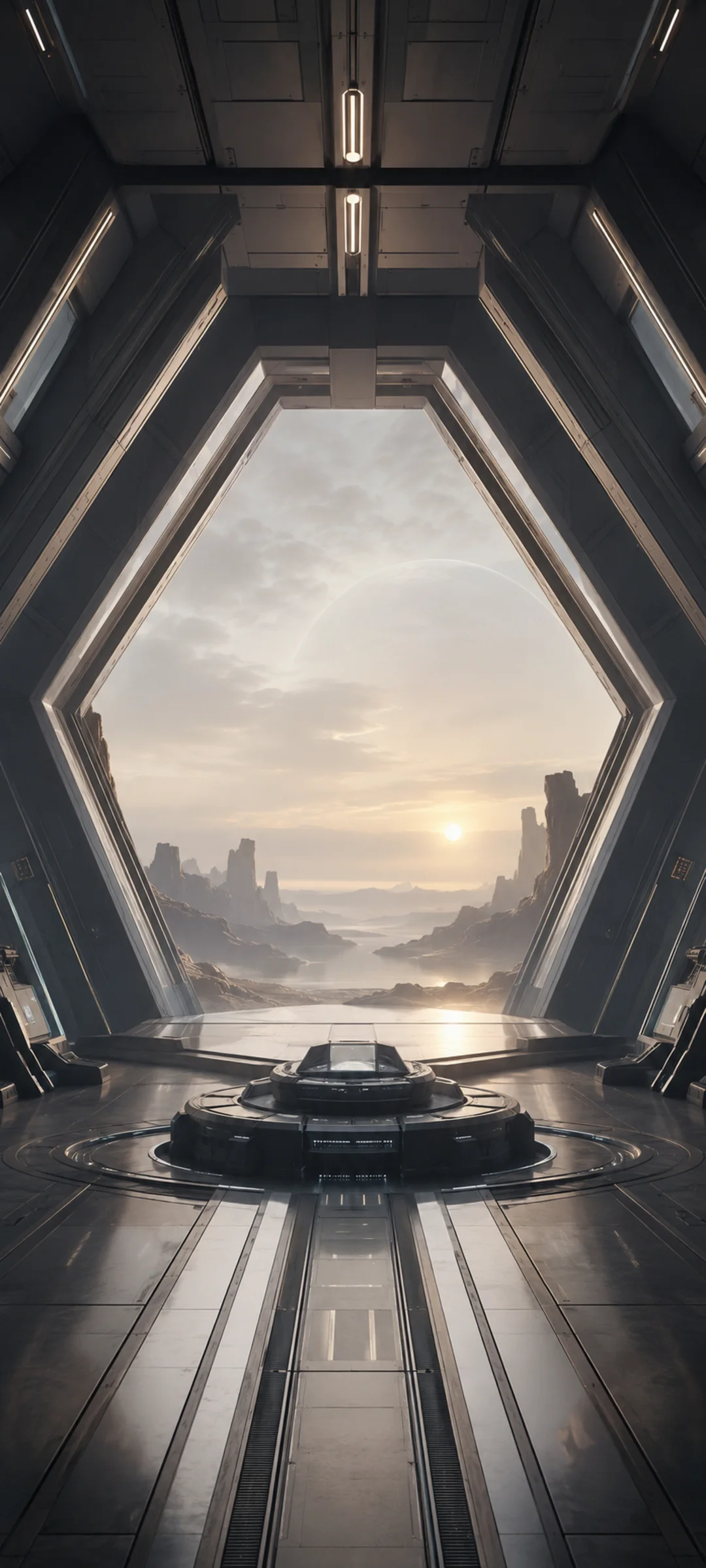 Wormhole Alien Sunrise