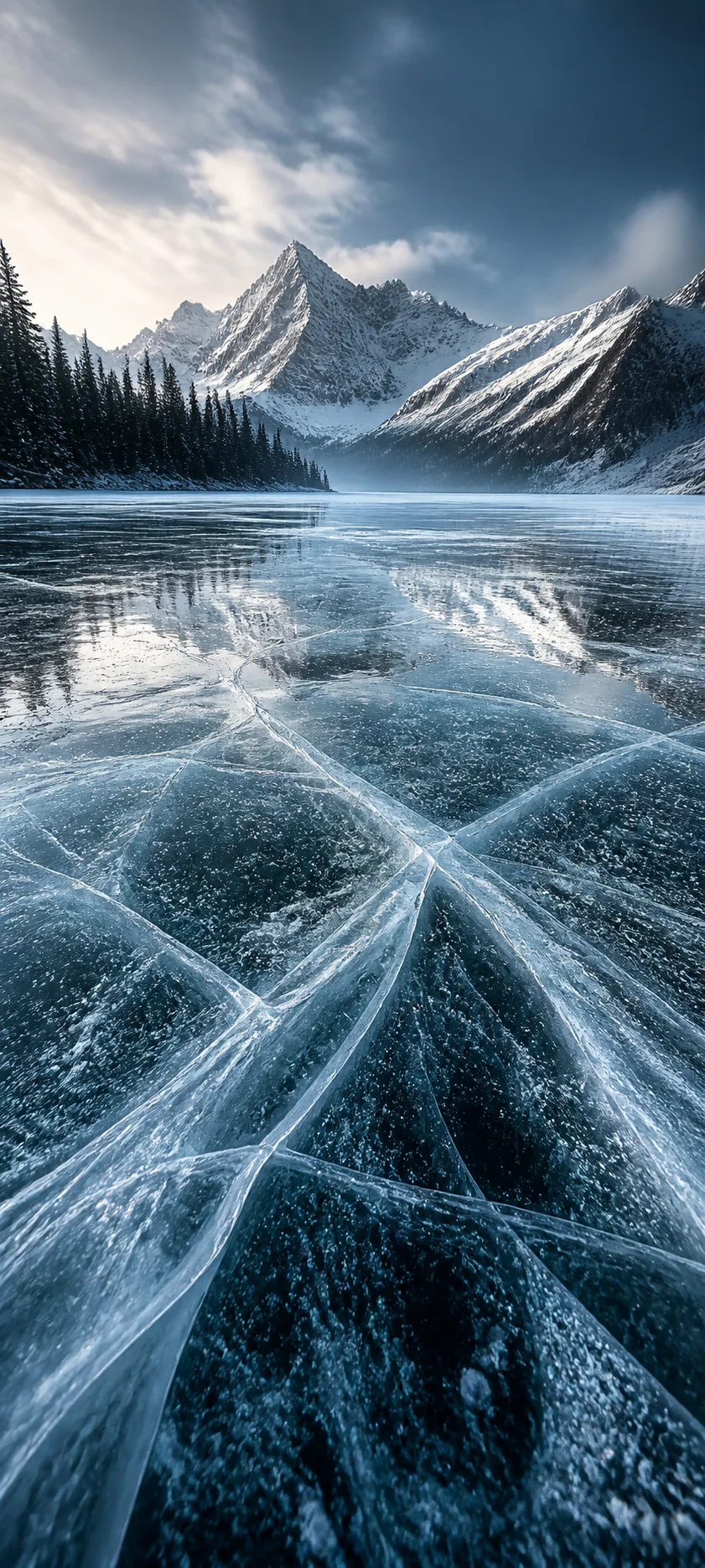 Editorial Detail Frozen Lake