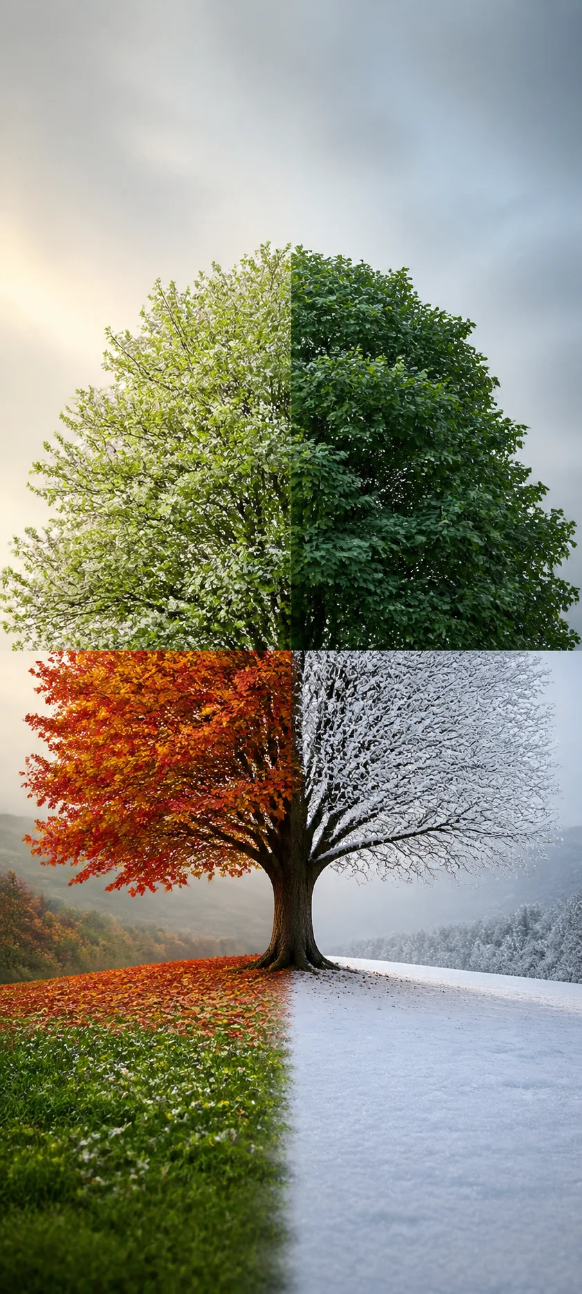 Minimal Luxe Four Seasons Tree