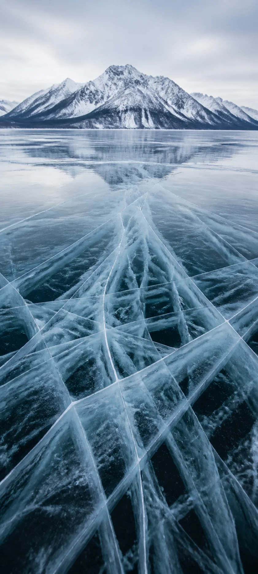 Minimal Luxe Frozen Lake