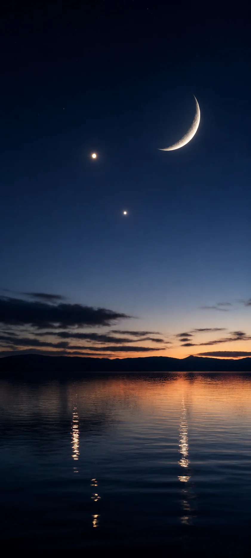 Blue Hour Celestial Conjunction
