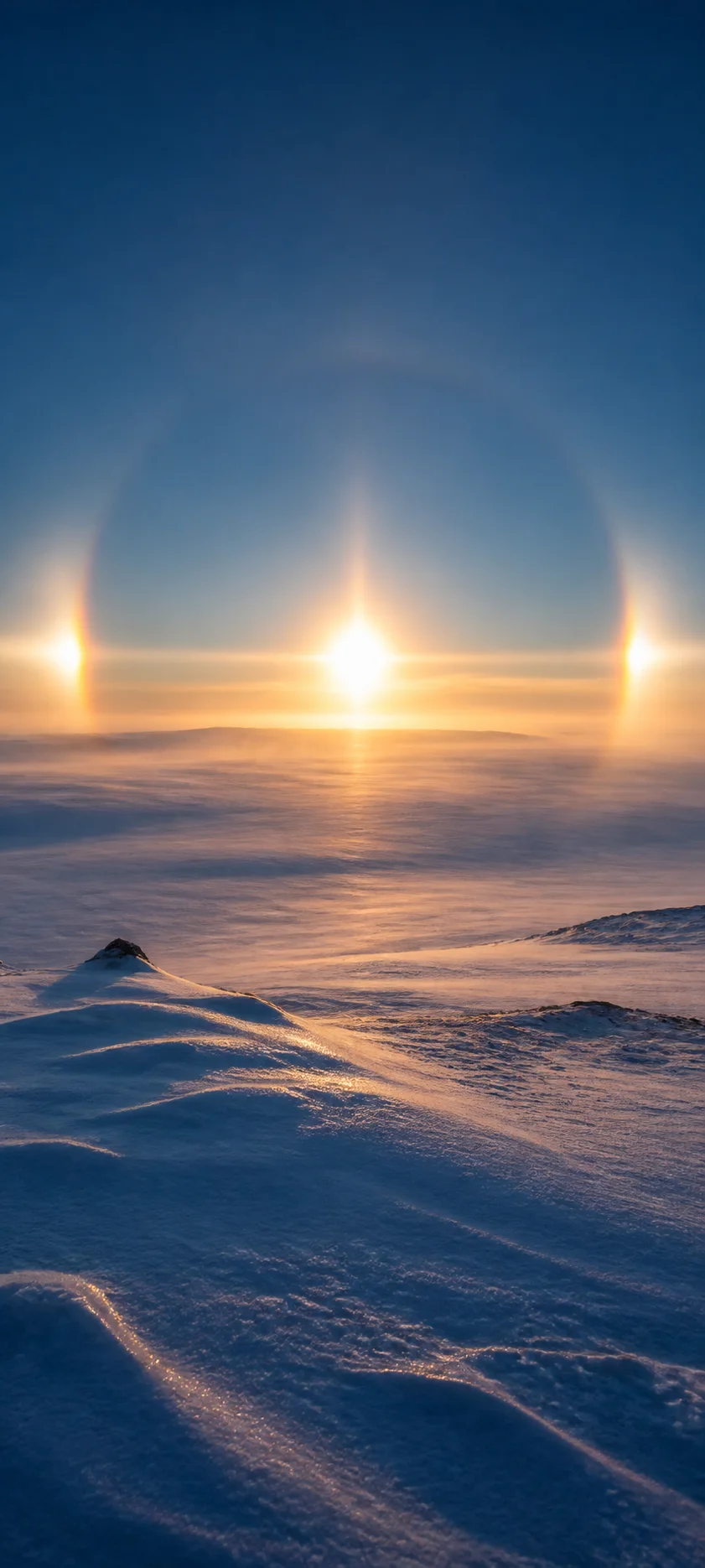 Blue Hour Sun Dogs
