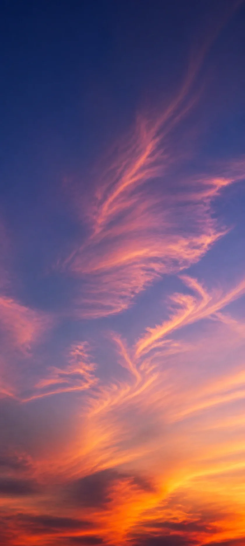 Blue Hour Sunset Cirrus