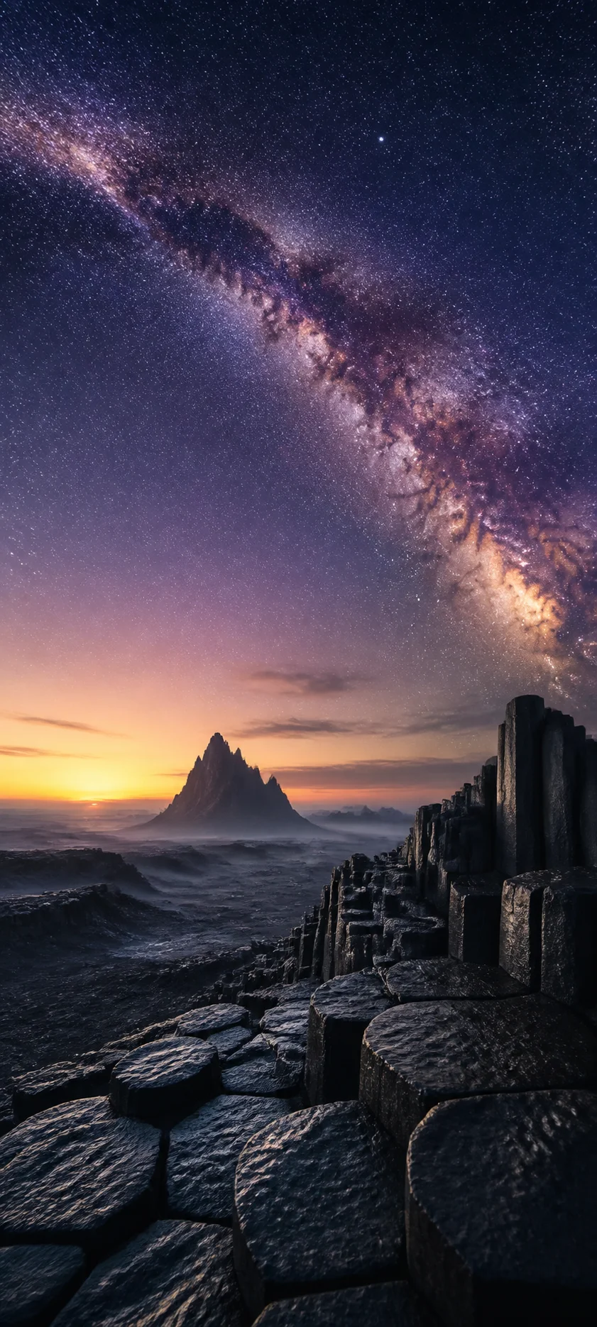 Cinematic Dawn Milky Way Core