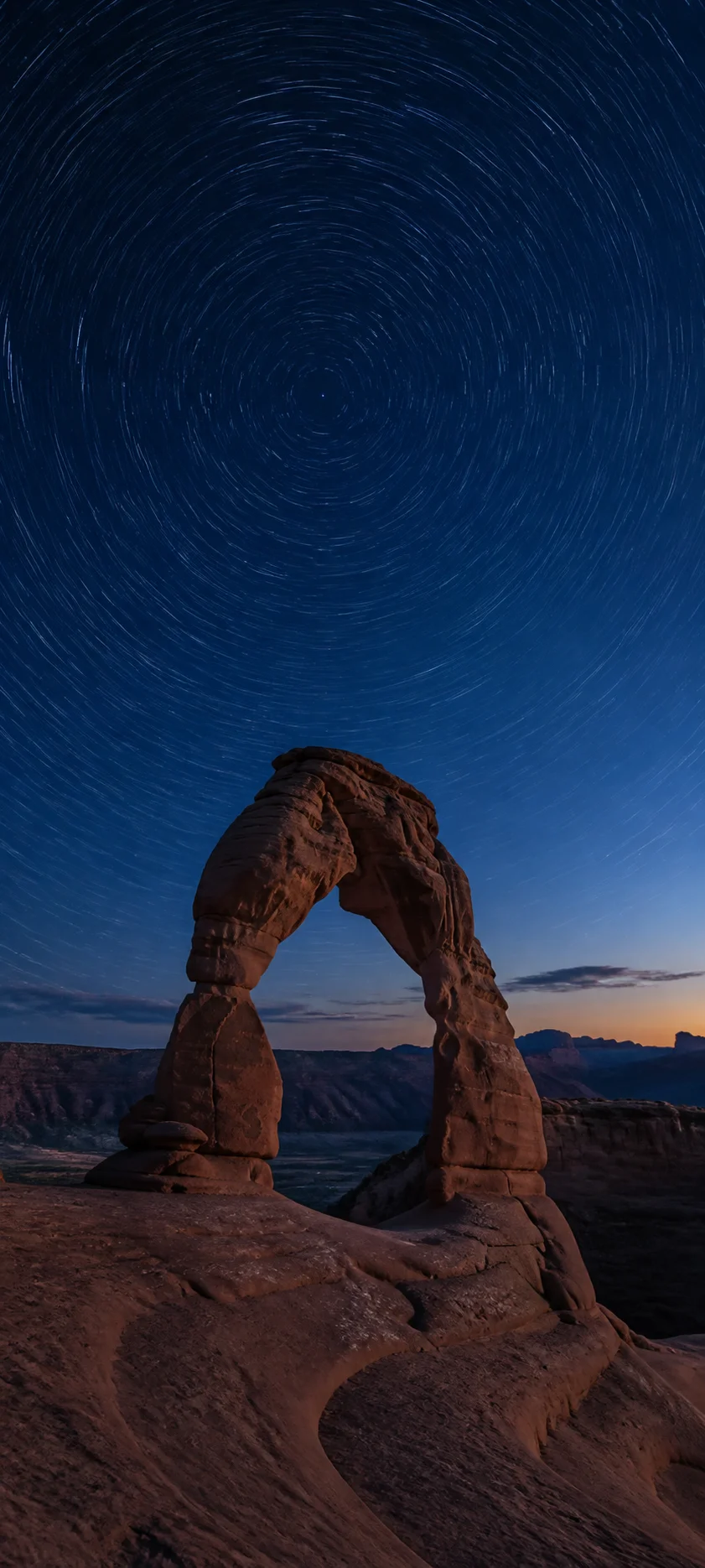 Cinematic Dawn Star Trails