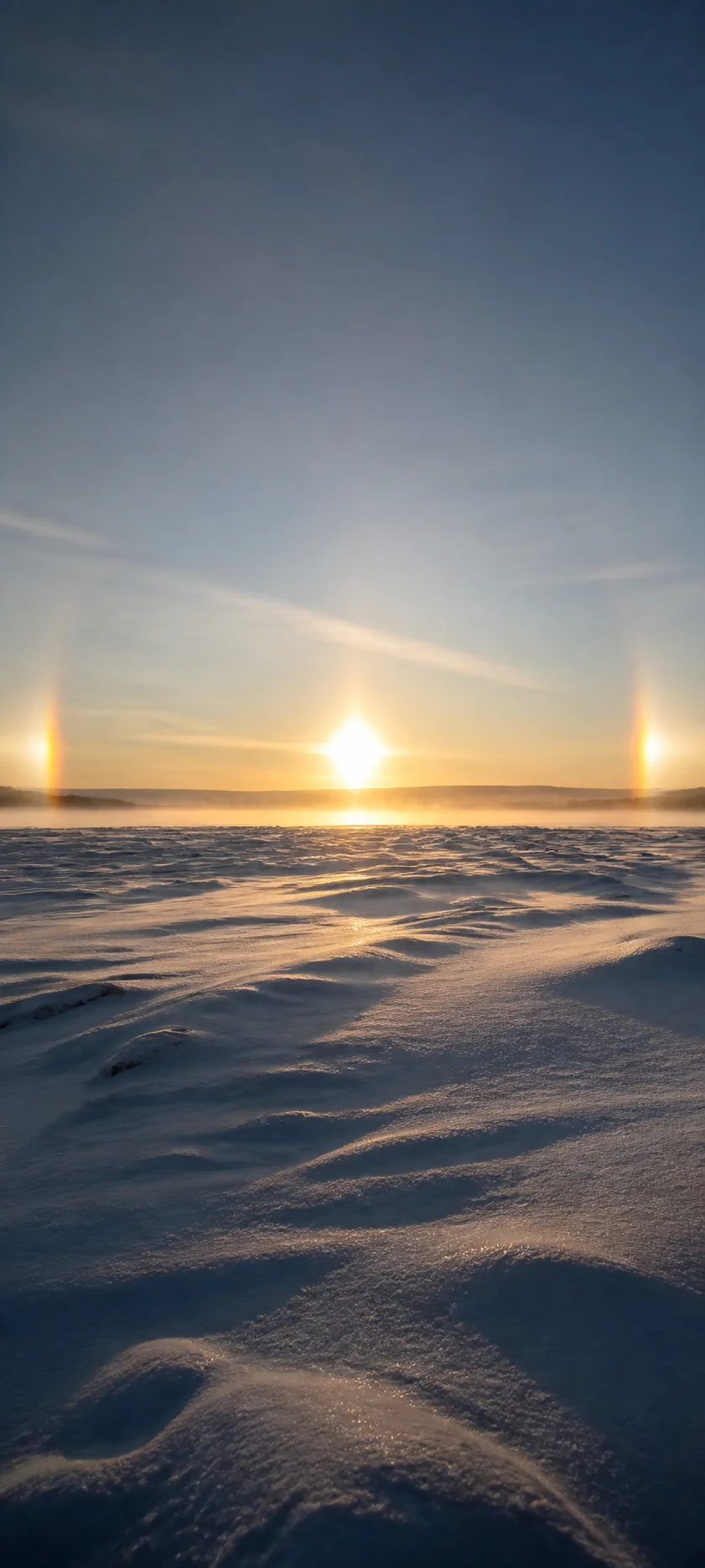 Cinematic Dawn Sun Dogs